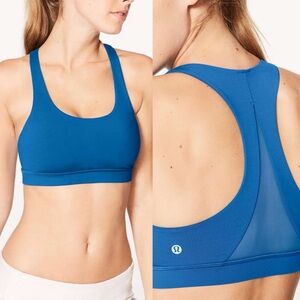 🚨FINAL SALE! PRICE IS FIRM🚨 Lululemon Blue Invigorate Sports Bra